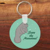 Rett die Manatees! Schlüsselanhänger (Vorderseite)