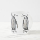 Rett die Panguin! Mattglastasse (VorderseiteRechts)