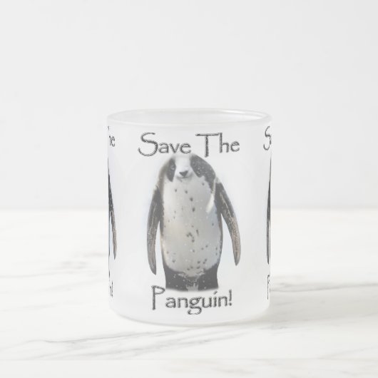 Rett die Panguin! Mattglastasse (Mittel)