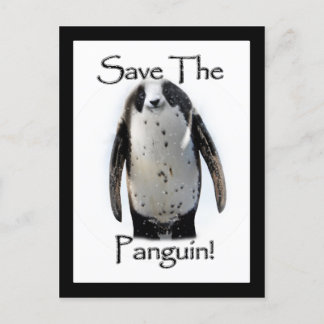 Rett die Panguin! Postkarte