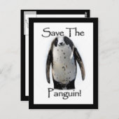 Rett die Panguin! Postkarte (Vorne/Hinten)