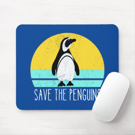 Rett die Pinguine Mousepad (Mit Mouse)