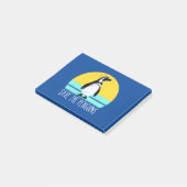Rett die Pinguine Post-it Klebezettel (angewinkelt)