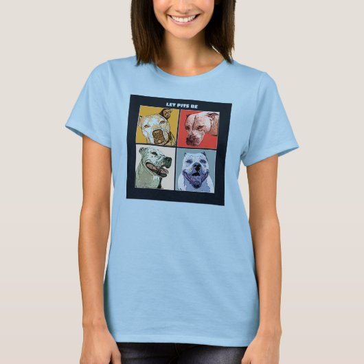 Rett die Pit Bulls. T-Shirt (Vorderseite)