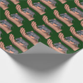 Rett die Rhinos - hör auf, sie zu jagen Geschenkpapier (Ecke)