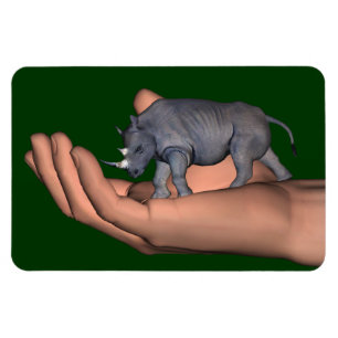 Rett die Rhinos! Magnet