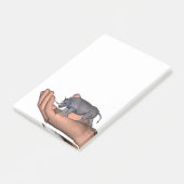 Rett die Rhinos! Post-it Klebezettel (angewinkelt)