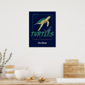 Rett die Schildkröten für Mädchen, die nur Lieben  Poster (Küche)