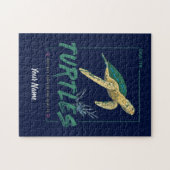 Rett die Schildkröten für Mädchen, die nur Lieben  Puzzle (Horizontal)