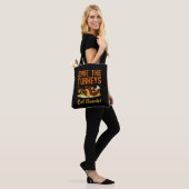 Rett die Truthähne essen Donuts Funny Erntedank Da Tasche (Am Model)