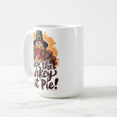 Rett die Türkei, isst Pie! Kaffeetasse (Vorderseite Links)