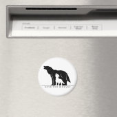 Rett die Wölfe (weiß ver.) Magnet (In Situ (Geschirrspüler))