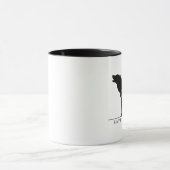 Rett die Wölfe (weiß ver.) Tasse (Zentrum)