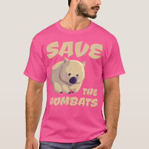 Rett die Wombats stoppen australische Buschbrände T-Shirt