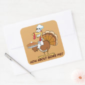 Rett dir ein Leben in der Türkei, indem du zuerst  Quadratischer Aufkleber (Umschlag)