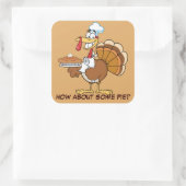 Rett dir ein Leben in der Türkei, indem du zuerst  Quadratischer Aufkleber (Tasche)