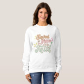 Rett durch Gnade durch den Glauben Jesus Sweatshirt (Vorne ganz)