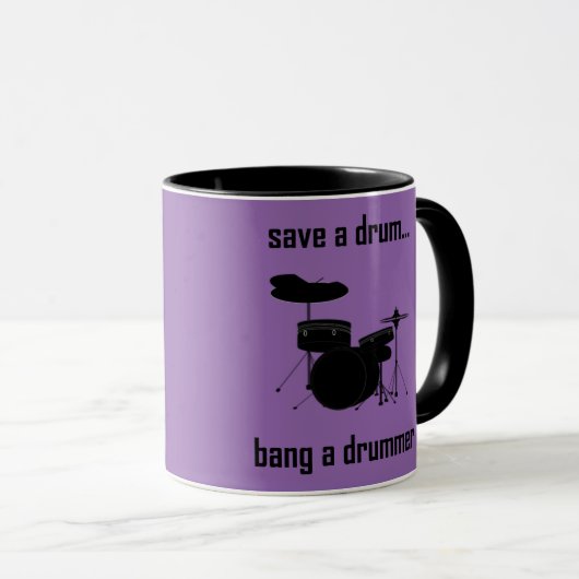 rett eine Trommel... Tasse (VorderseiteRechts)