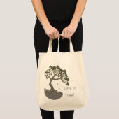 Rett einen Baum! Tree Art Shopping Bag Tragetasche (Vorderseite (Produkt))