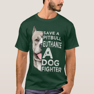 Rett einen Pitbull Euthanize einen Hundekämpfer  T-Shirt