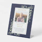 Rett einen Sitzkater der Grünen des Groom Foto Hoc Sockelschild (Vorderseite)