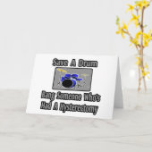 Rett einen Trost...Bang Jemand...Hysterektomie Karte (Gelbe Blume)