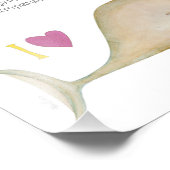 Rett einen Wal, Rett einen Planeten Fotodruck (Ecke)