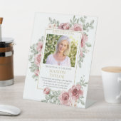 Rett einer Blumenmutter von Bride Foto Sockelschild (In SItu)