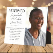 Rett einer Großmutter am Lehrstuhl Fotoplatte