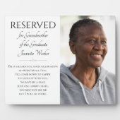 Rett einer Großmutter am Lehrstuhl Fotoplatte (Vorderseite)