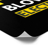 Rett einer Sicherung eines Elektrikers Poster (Ecke)