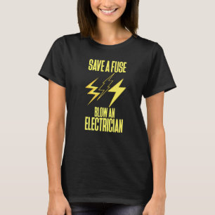 Rett einer Sicherung eines Elektrikers T-Shirt
