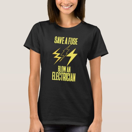 Rett einer Sicherung eines Elektrikers T-Shirt (Vorderseite)