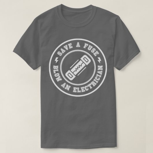 Rett einer Sicherung und eines Elektrikers 12 T-Shirt (Design vorne)