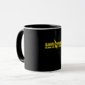 Rett einer Sicherung und eines elektrischen Funny Tasse (Vorderseite Links)