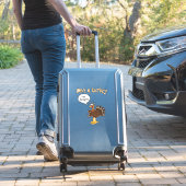 Rett einer Türkei Eat Lasagna Funny Erntedank Turk Aufkleber (Koffer Insitu)