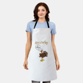 Rett einer Türkei Eat Lasagna Funny Erntedank Turk Schürze (Getragen)