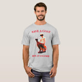 Rett einer Ziege T-Shirt (Vorne ganz)