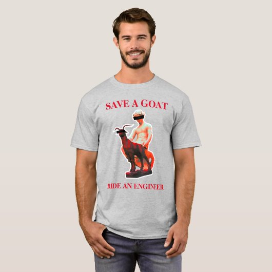 Rett einer Ziege T-Shirt (Vorne ganz)