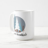 Rett eines Baumes - feiern Sie Hanukkah Kaffeetasse (Vorderseite Links)