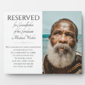 Rett eines Großvaters der Graduate Memorial Fotoplatte (Vorderseite)