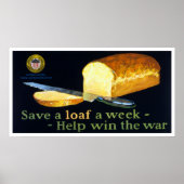 Rett eines Loaf a Week ~ Hilfe gewinnen Krieg Poster (Vorne)