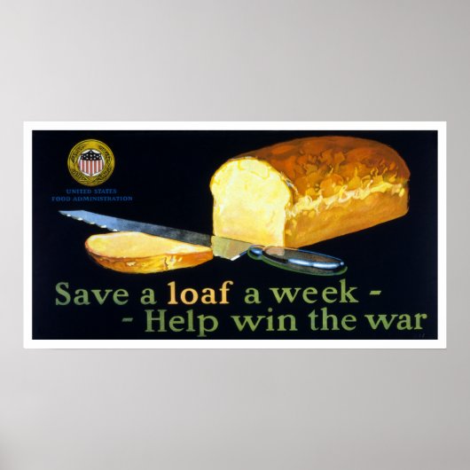 Rett eines Loaf a Week ~ Hilfe gewinnen Krieg Poster (Vorne)