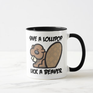 Rett eines Lollipop Lick a Beaver Tasse