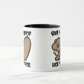 Rett eines Lollipop Lick a Beaver Tasse (Zentrum)