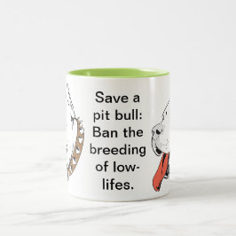 Rett eines Pit Bull: Verbot der Zucht von Niederle Zweifarbige Tasse