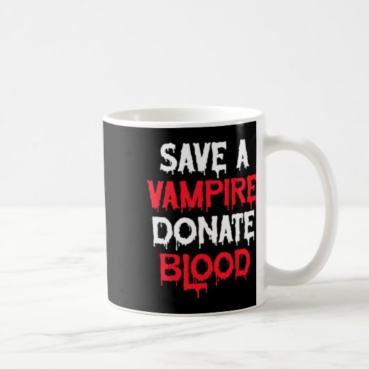 Rett eines Vampire-Blutspendenkostüms Kaffeetasse (Rechts)