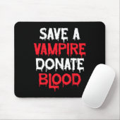 Rett eines Vampire-Blutspendenkostüms Mousepad (Mit Mouse)