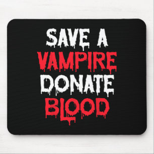 Rett eines Vampire-Blutspendenkostüms Mousepad