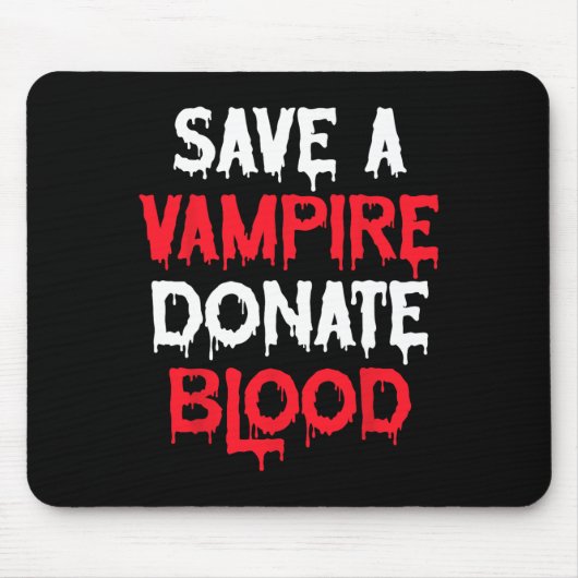 Rett eines Vampire-Blutspendenkostüms Mousepad (Vorne)